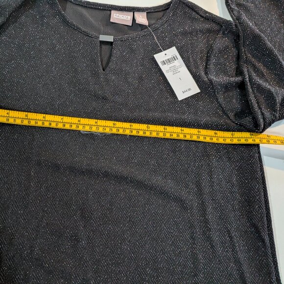 Chicos 3/4 sleeve top - Picture 3 of 7
